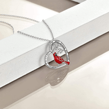 Load image into Gallery viewer, Sank®Cardinal Heart Pendant Necklace