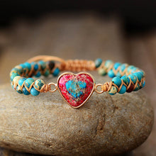 Load image into Gallery viewer, Passionate Heart Jasper Bracelet
