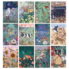 Load image into Gallery viewer, 🗓️2024 Nature and Wildlife Art Wall Calendar🗓️