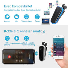 Load image into Gallery viewer, Collar-clip Bluetooth Headset