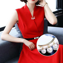 Load image into Gallery viewer, Nail-free Pearl Scarf Ring Waist Buckle