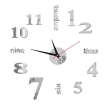 Load image into Gallery viewer, Modern DIY Punch-Free Wall Clock