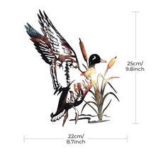 Load image into Gallery viewer, Wild Duck Metal Decorative Pendant