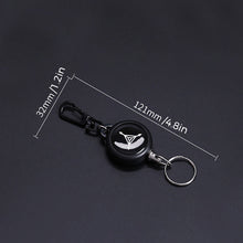 Load image into Gallery viewer, Keychain With Retractable Wire Cord (3 Pcs)