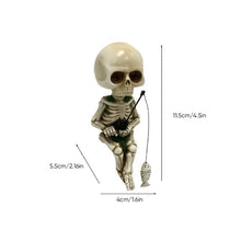 Load image into Gallery viewer, Fishing Skeleton Garden Accessory