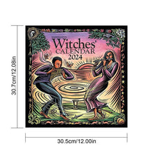 Load image into Gallery viewer, 2024 Witches' Wall Calendar