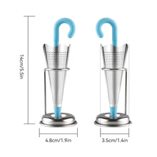 Load image into Gallery viewer, Umbrella Stainless Steel Tea Infuser