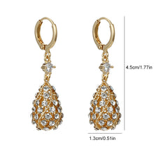 Load image into Gallery viewer, Fashion Diamond Water-Drop Earrings