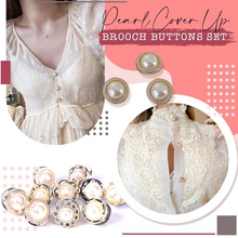 Load image into Gallery viewer, Pearl Cover Up Brooch Buttons Set(10pcs)