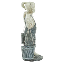 Load image into Gallery viewer, Little Girl Flowerpot Ornament