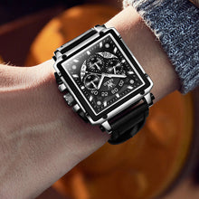 Load image into Gallery viewer, Olevs® Luminous Luxury Square Business Automatic Mechanical Watch