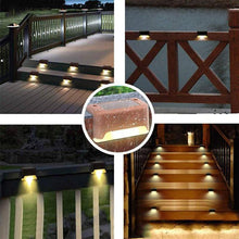 Load image into Gallery viewer, Solar Outdoor Stair Lights (4PCS)