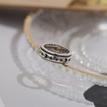 Load image into Gallery viewer, Retro Star &amp; Moon Spinning Stress Relief Ring