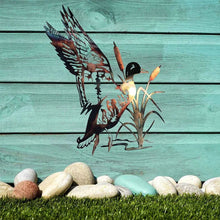 Load image into Gallery viewer, Wild Duck Metal Decorative Pendant