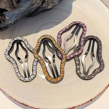 Load image into Gallery viewer, Rhinestone Bling Snap Hair Clip Barrettes (4 PCS)