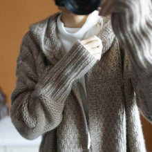 Load image into Gallery viewer, Women's Long Sweater Coat