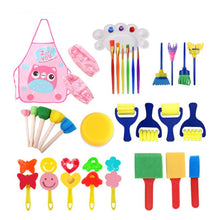 Load image into Gallery viewer, Children's Sponge Painting Tool Set