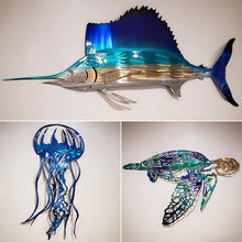 Load image into Gallery viewer, Metal Marine Animal Ornaments