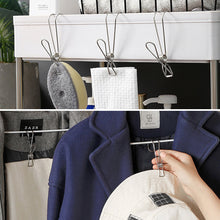 Load image into Gallery viewer, Stainless Steel Clothes Pins Hook Clip