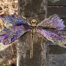 Load image into Gallery viewer, AURA TOURMALINE KYANITE DRAGONFLY