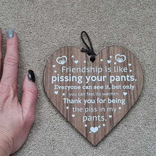 Load image into Gallery viewer, Friendship Wood Pendant Christmas Tree Decor（3pcs）