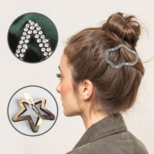 Load image into Gallery viewer, Rhinestone Bling Snap Hair Clip Barrettes (4 PCS)