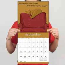 Load image into Gallery viewer, A Year of Snarky Cats 2024 Wall Calendar