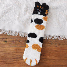 Load image into Gallery viewer, Cat Paw Fuzzy Socks