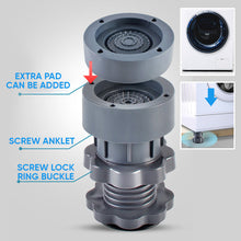 Load image into Gallery viewer, 4 Pcs Adjustable Height Washing Machine Support