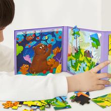 Load image into Gallery viewer, 3-in-1 Magnetic Jigsaw Puzzle Book