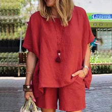 Load image into Gallery viewer, Women's Casual T-shirt Set