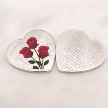 Load image into Gallery viewer, Rose Heart-Shaped Commemorative Coin