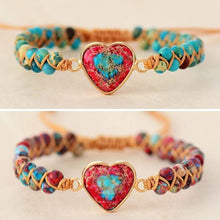 Load image into Gallery viewer, Passionate Heart Jasper Bracelet