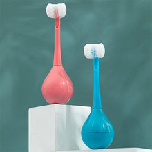 Load image into Gallery viewer, Three-sided Children's Toothbrush