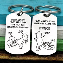 Load image into Gallery viewer, Valentine's Day Spoof Keychain