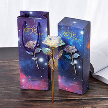 Load image into Gallery viewer, Colorful galaxy rose
