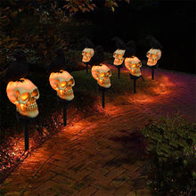 Load image into Gallery viewer, Halloween Solar Skull Crow Decorative Lights