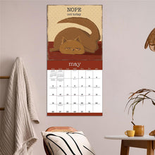 Load image into Gallery viewer, A Year of Snarky Cats 2024 Wall Calendar