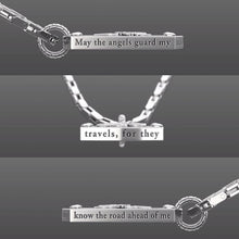 Load image into Gallery viewer, Motorcycle cross pendant necklace