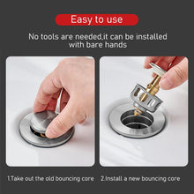 Load image into Gallery viewer, Universal Stainless Steel Pop-up Drain Filter