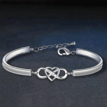 Load image into Gallery viewer, Always Remember I Love You Mom Forever Love Heart Bracelet