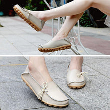 Load image into Gallery viewer, Women's Leather Loafers Moccasins