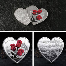 Load image into Gallery viewer, Rose Heart-Shaped Commemorative Coin