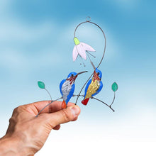 Load image into Gallery viewer, Blue Hummingbird Hanging Decoration