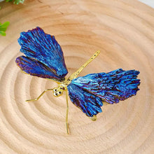 Load image into Gallery viewer, AURA TOURMALINE KYANITE DRAGONFLY