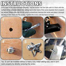 Load image into Gallery viewer, Expansion Screw Petal Nut