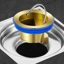 Load image into Gallery viewer, Downspout Universal Brass Floor Drain Core