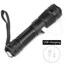 Load image into Gallery viewer, 🔥LAST DAY SALE 49% OFF🔥 - LED Rechargeable Tactical Laser Flashlight