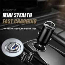 Load image into Gallery viewer, 30W Fast Mini Stealth Car Adapter