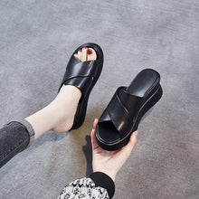 Load image into Gallery viewer, Women's Open Toe Platform Fish Mouth Slippers &amp; Sandals